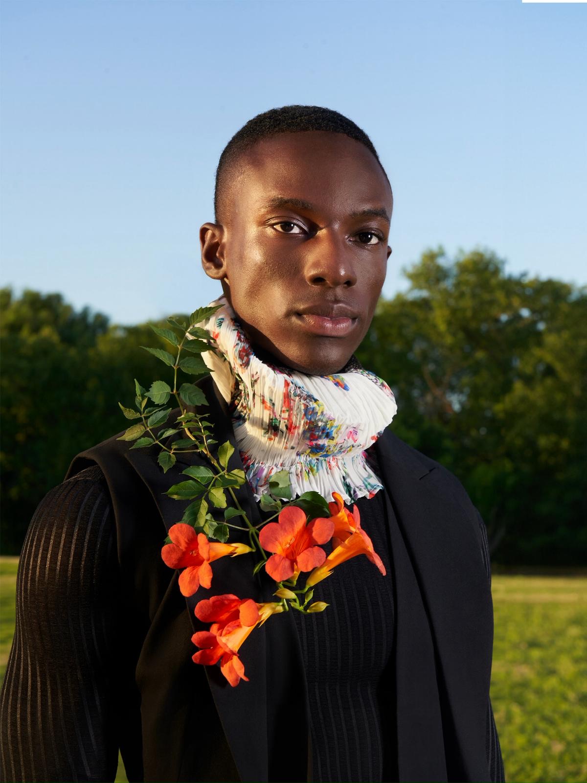Camilo Anchico — fashion model studio portrait